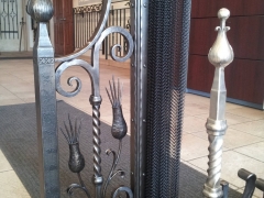 forged-bronze-wrought-iron-andirons-fireplace-1